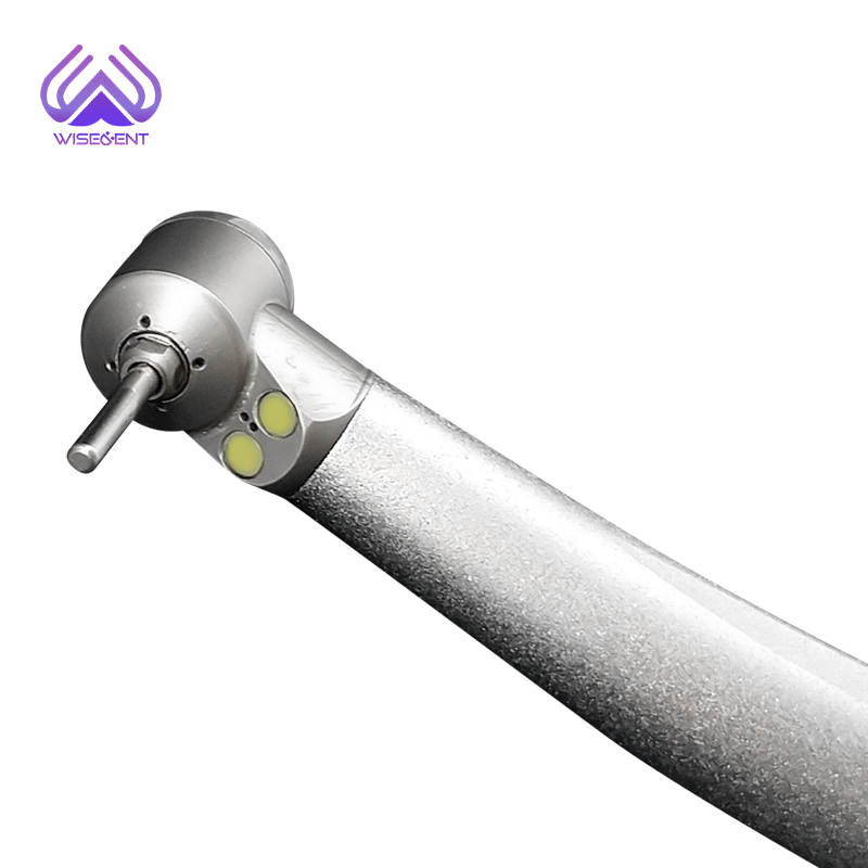 WISEDENT - Dental high speed handpiece push button type dental mini head air turbine with light BR-112X 14