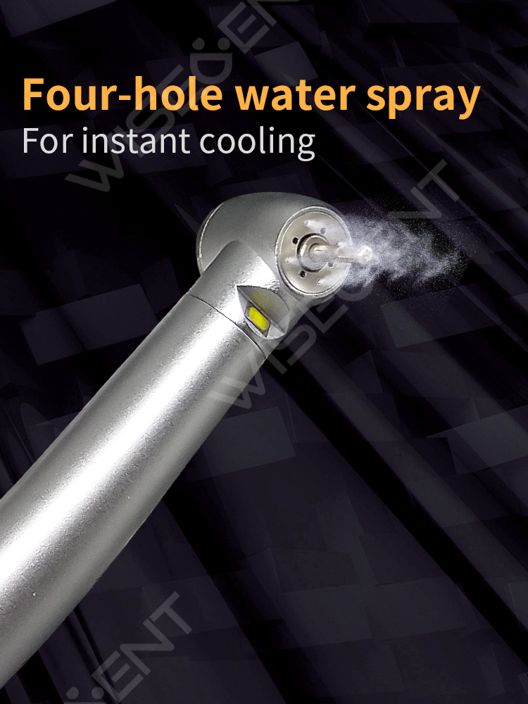 WISEDENT - CE Dental Handpiece Indestructible LED High speed handpiece With Quick Coupling BR-164BK 10