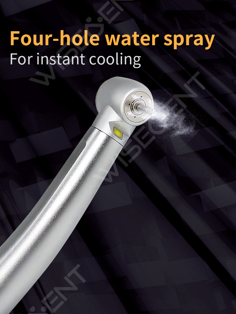 WISEDENT -Excellent Quality Dental LED High Speed Handpiece with Quick Coupling BR-164BN 8