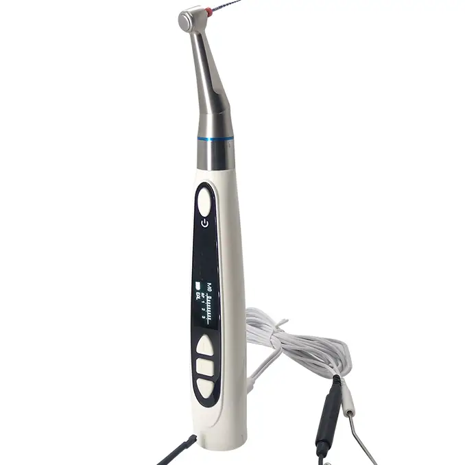 WISEDENT - 1:1 Contra Angle 10 Programs Dental Endomotor With  Apex Locator Good sell Endo Motor BR-205 1