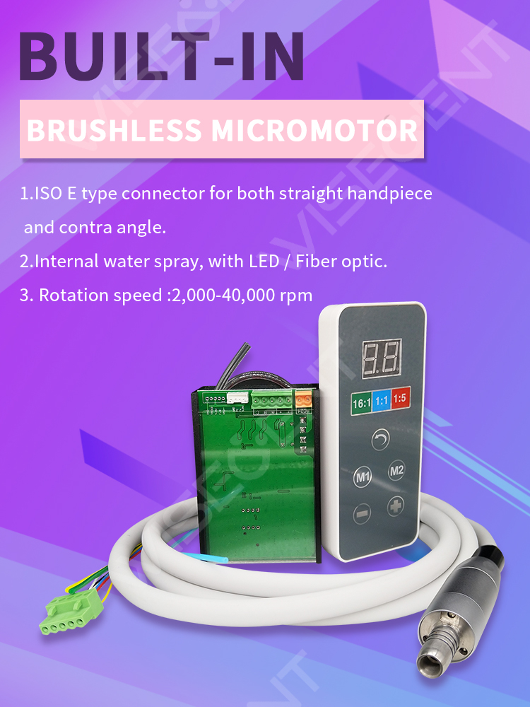 WISEDENT - Dental Equipment Built-in Dental Brushless DC Micro Motor with LED Other Equipment 7