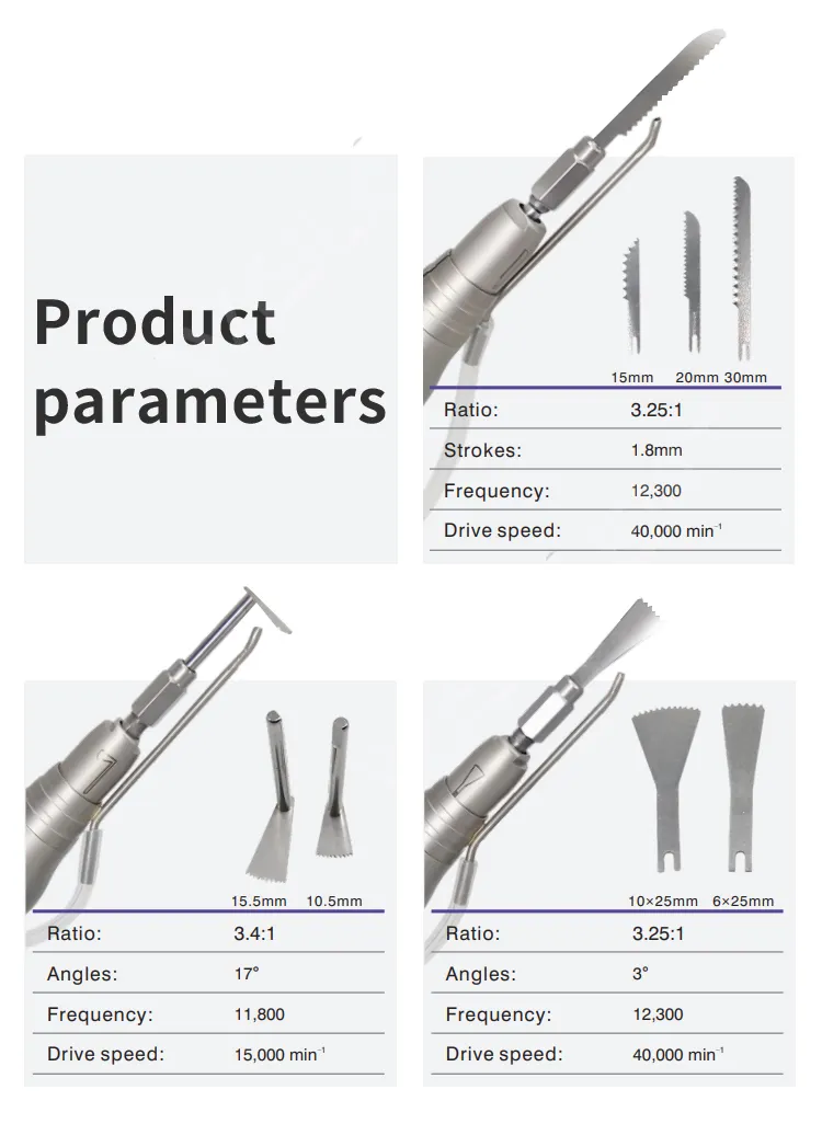 Dental Saw Handpiece - 3 Types Available, Excellent Performance 5