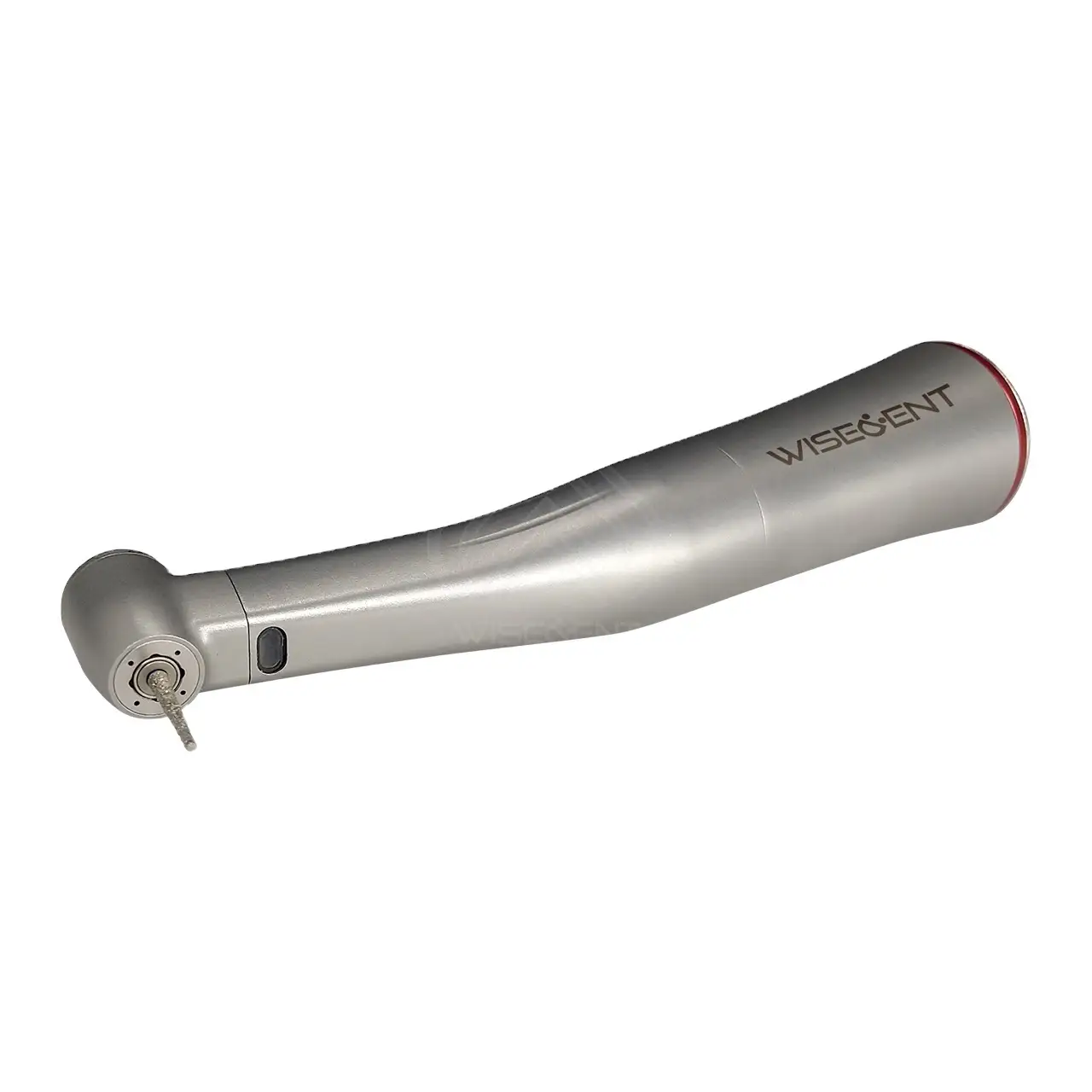 WISEDENT Low Speed Dental Handpiece - 1:5 Increasing Speed Contra Angle with Push Button &amp; Fiber Optic Inner Water Spray 1