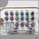 Dental Implant Torque Wrench Kit with 16 Screw Drivers - Universal Prosthetic Kit 1