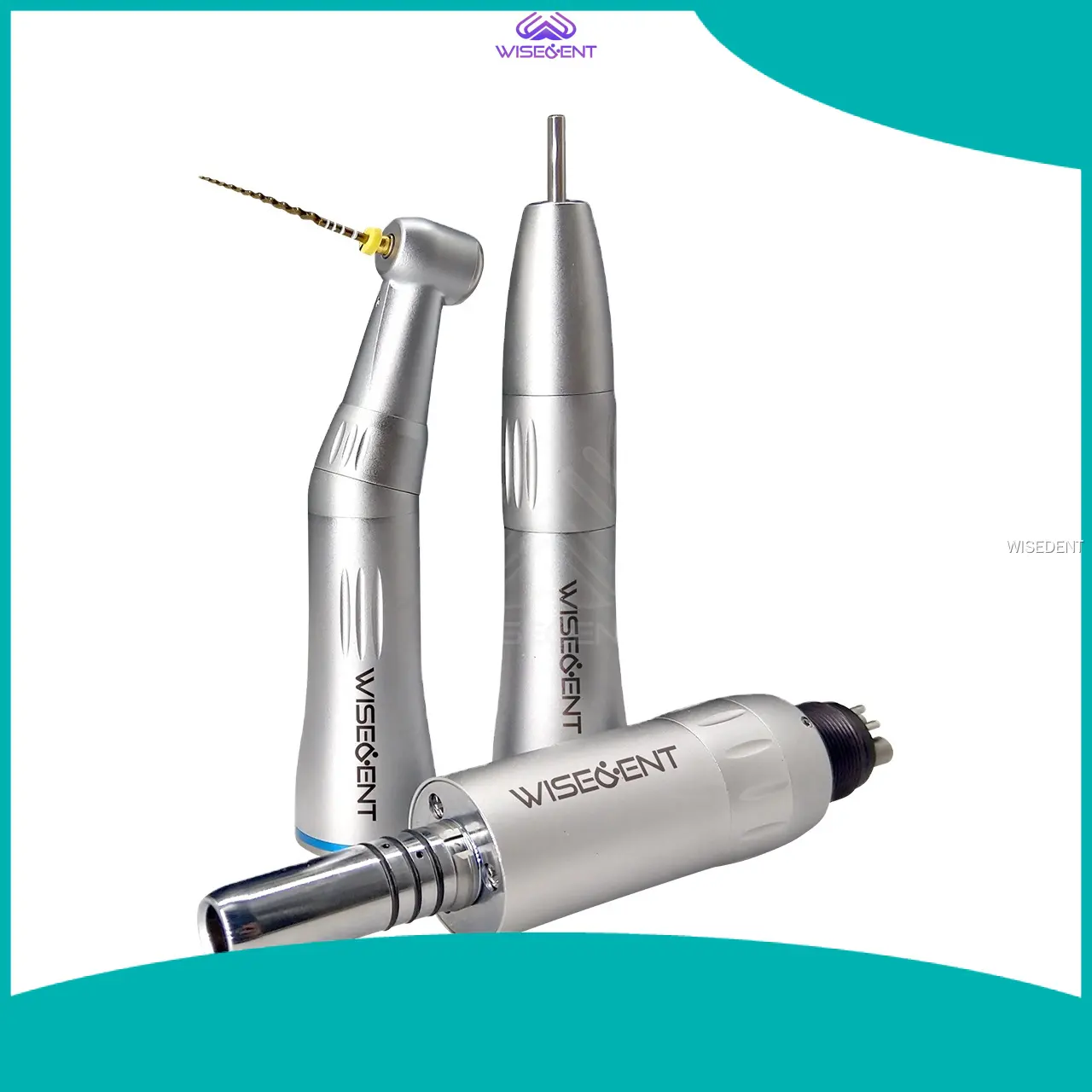 WISEDENT Inner Water Slow Speed Handpiece - Stainless Steel & Drop-Resistant 1