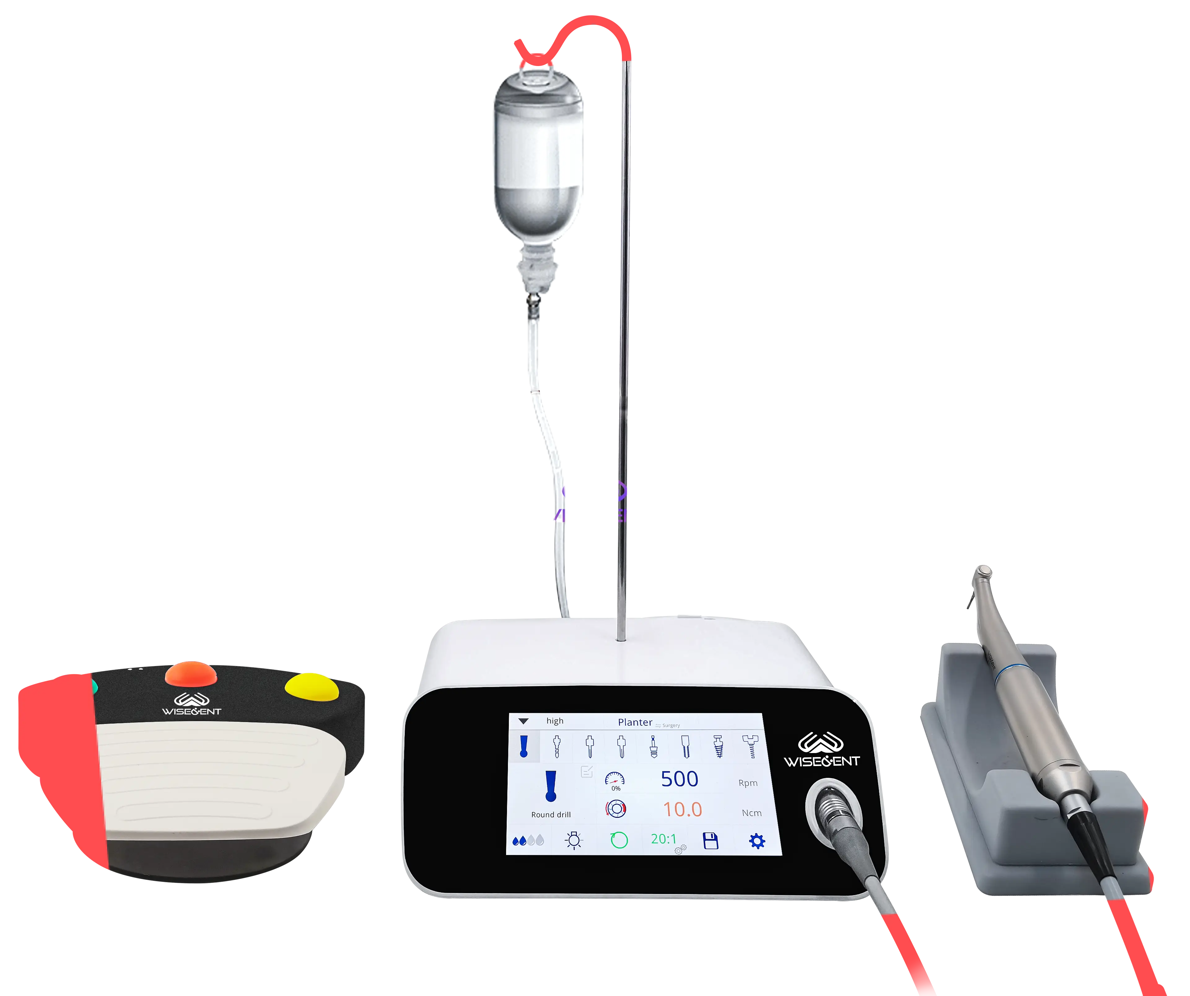 Advanced Dental Implant Motor with Fiber Optic Handpiece 1