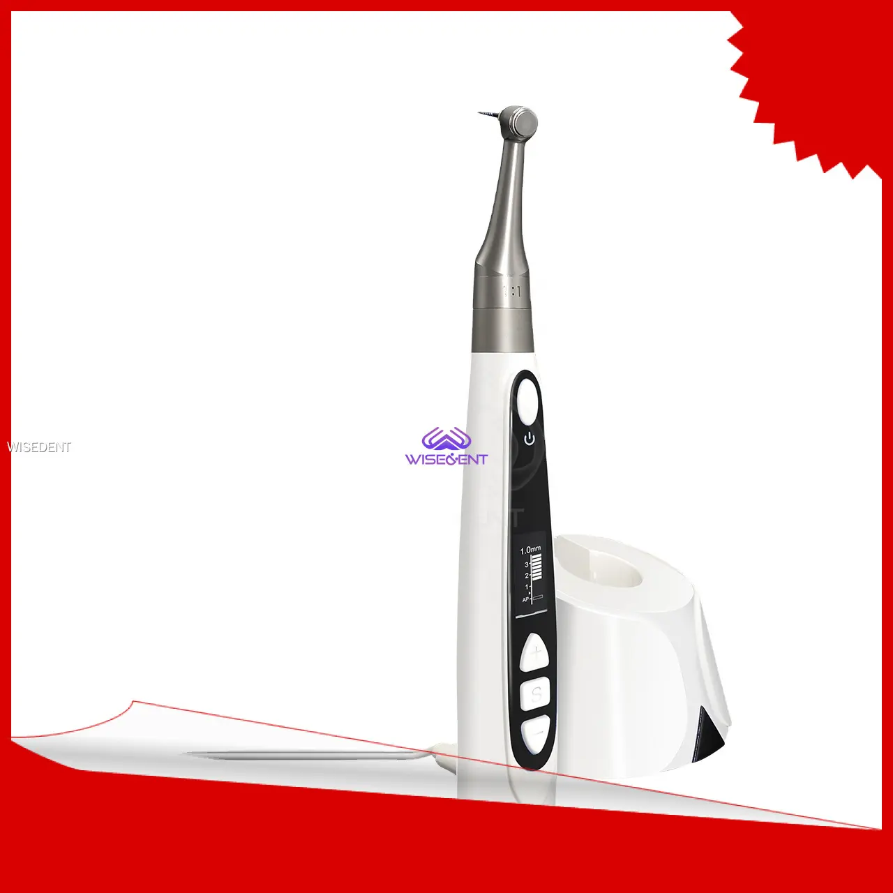 Wisedent BR-206 Endomotor with Built-in Apex Locator - Adjustable Speed, Torque, and Angle, 10 Modes. 1