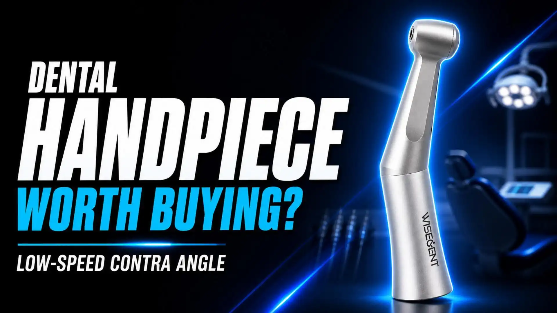 Hot Sale WISEDENT-BR-414FX-CA Low Speed Handpiece Dental 1:1 Contra Angle internal Water Spray 1