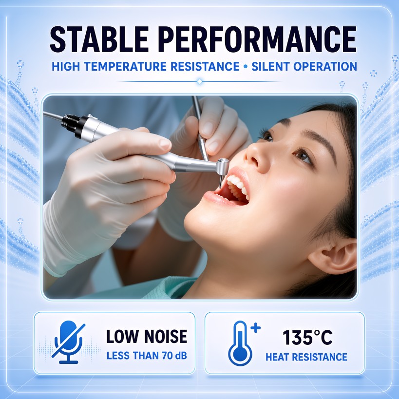Hot Sale WISEDENT-BR-414FX-CA Low Speed Handpiece Dental 1:1 Contra Angle internal Water Spray 2