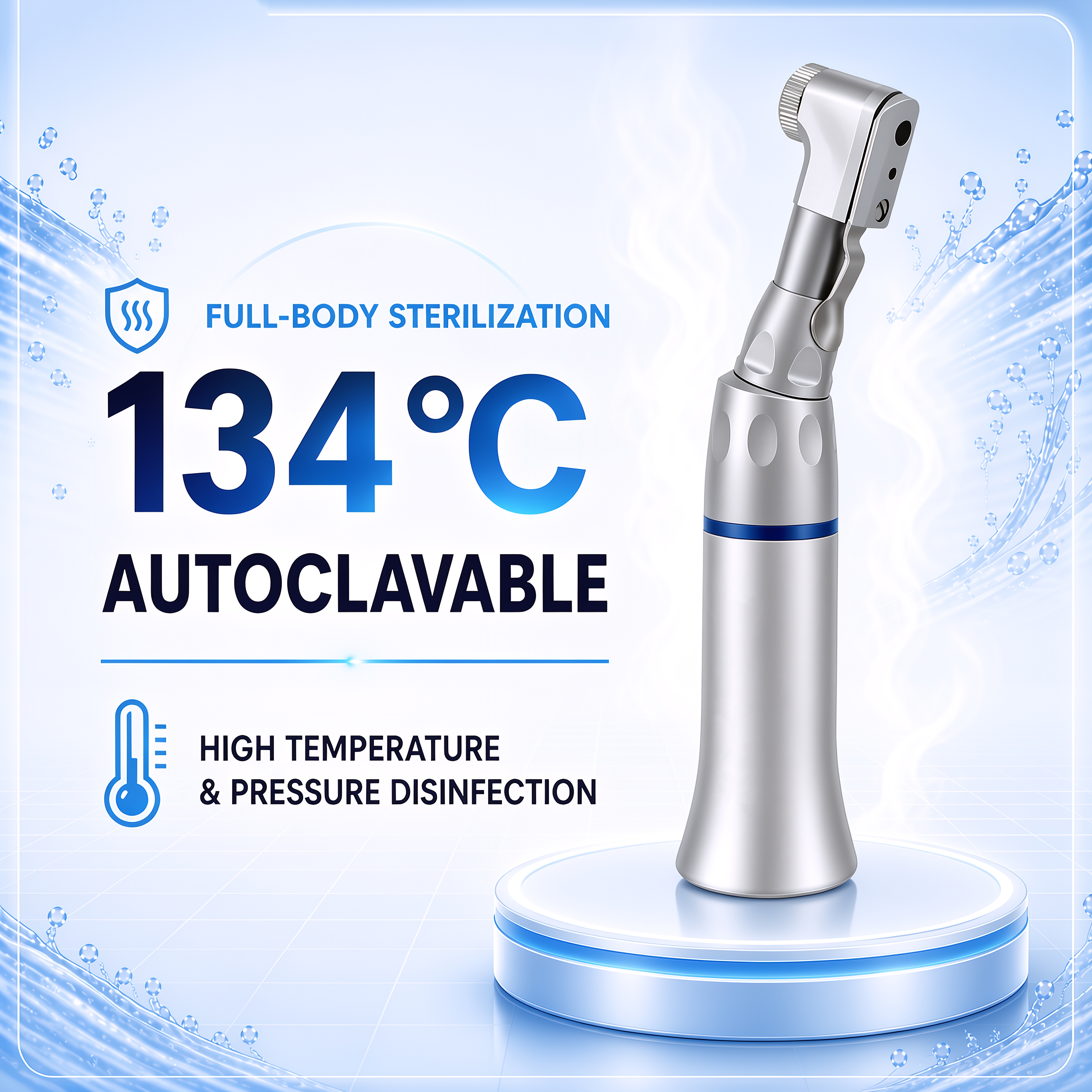 Wisedent Wholesale Dental Low Speed External Handpiece 1:1 Contra Angle Key Button E-Type 4