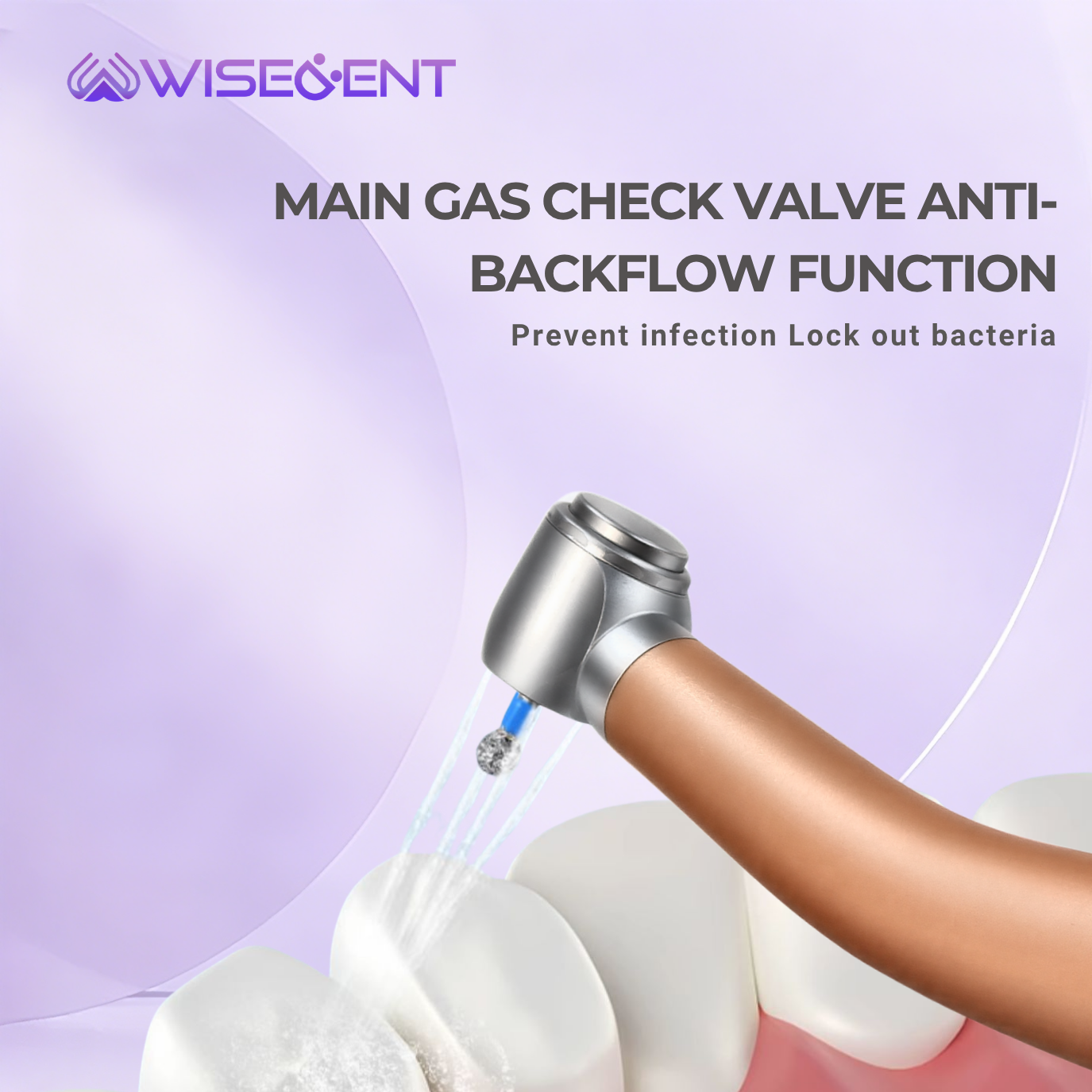 LED Dental High‑Speed Handpiece, Titanium Alloy, Ceramic Bearing,4‑Water Spray,Anti‑Backflow,2/4 Holes Manufacturer 10