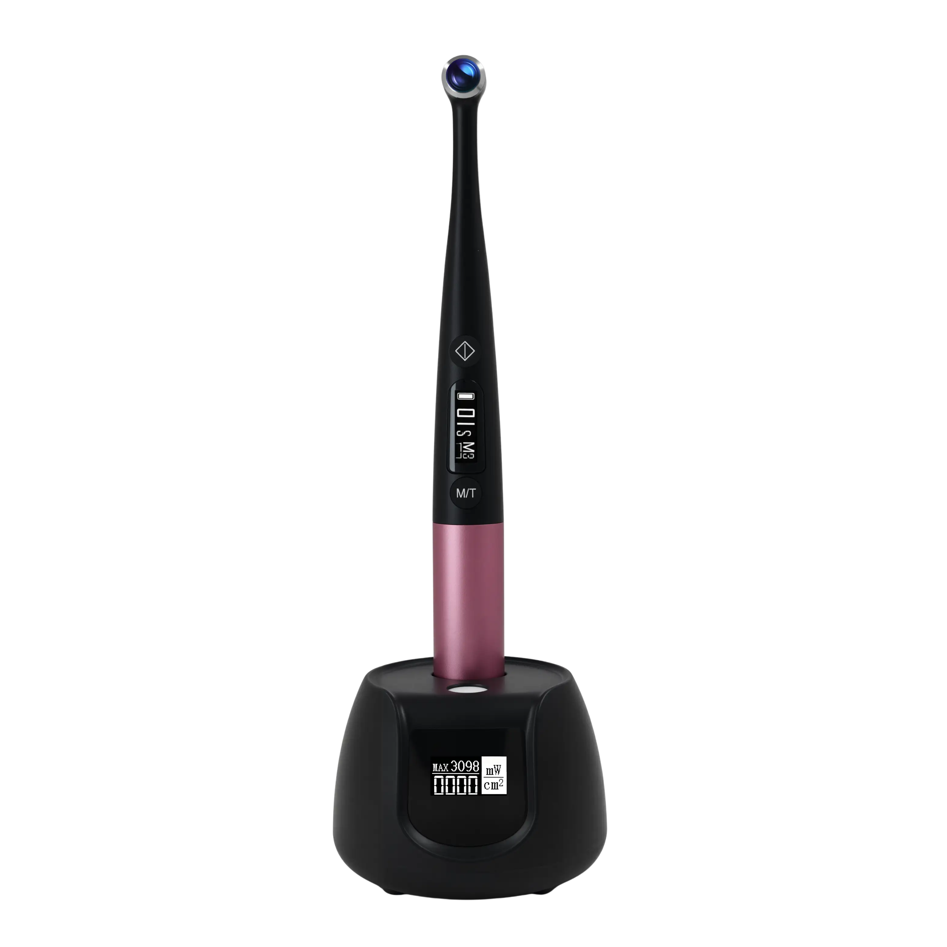 WISEDENT - High End Dental Curing Light LED Wireless Light Cure Lamp with LCD Display and Charging Base BR-618Pro1 1