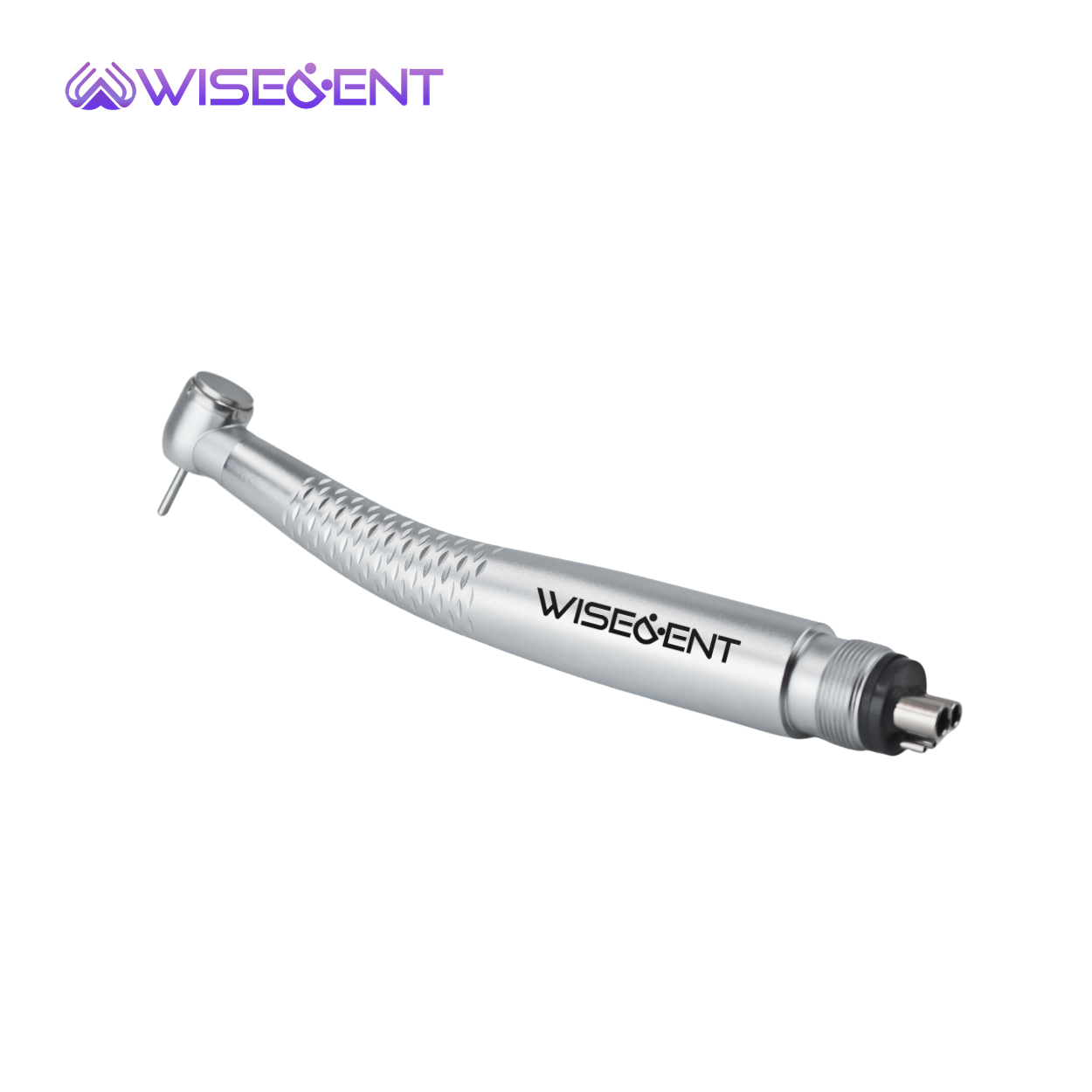 WISEENT Dental High Speed Handpiece Self-generator LED Light Triple Water Spray Ceramic Bearing Autoclavable 2/4 Holes 15