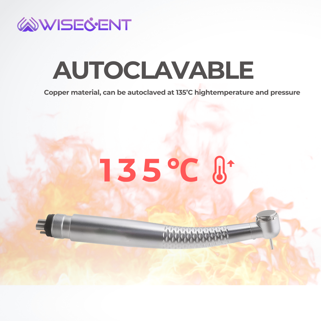 Quality BR-164PH Dental High Speed Handpiece 3 Water Spary Ceramic Bearing Upgarded LED Design Manufacturer | WISEDENT 13