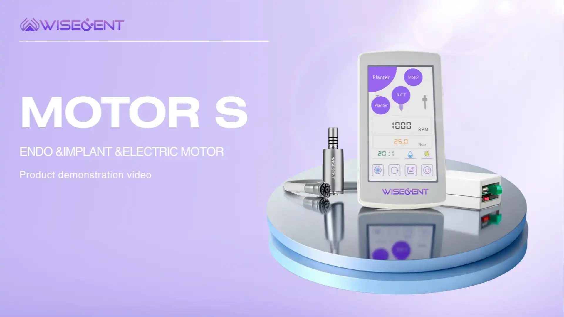 Wisedent 3-in-1 Electric Endo Implant Motor Physiodispenser Touch Screen with Saline Pump for Dental Clinic Surgery 1