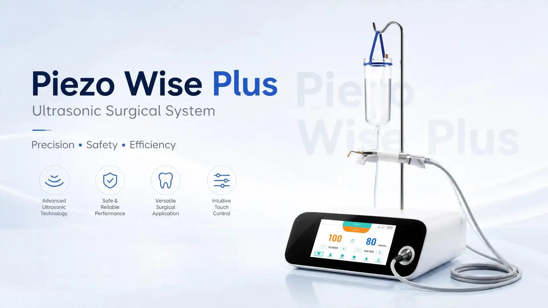 Best Wisedent Dental Piezo Surgery Equipment Touch Screen Ultrasonic Bone Surgery Unit 6 Modes with 2 in 1 Foot Pedal 1