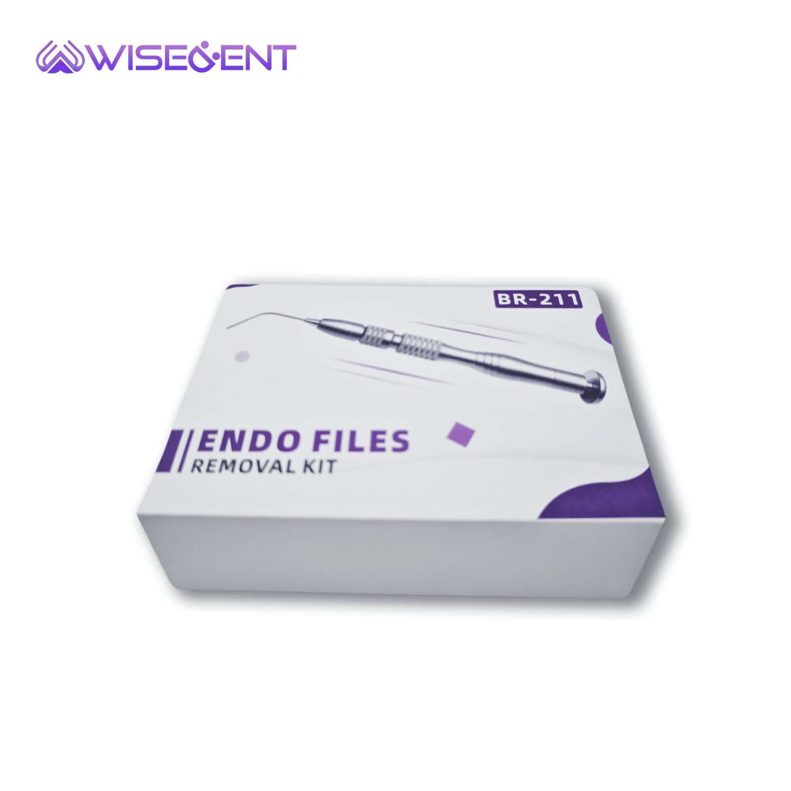 Wisedent Dental Broken File Extractor Endodontic File Removal Kit with 3 Sizes Work Tips for Root Canal Treatment 8