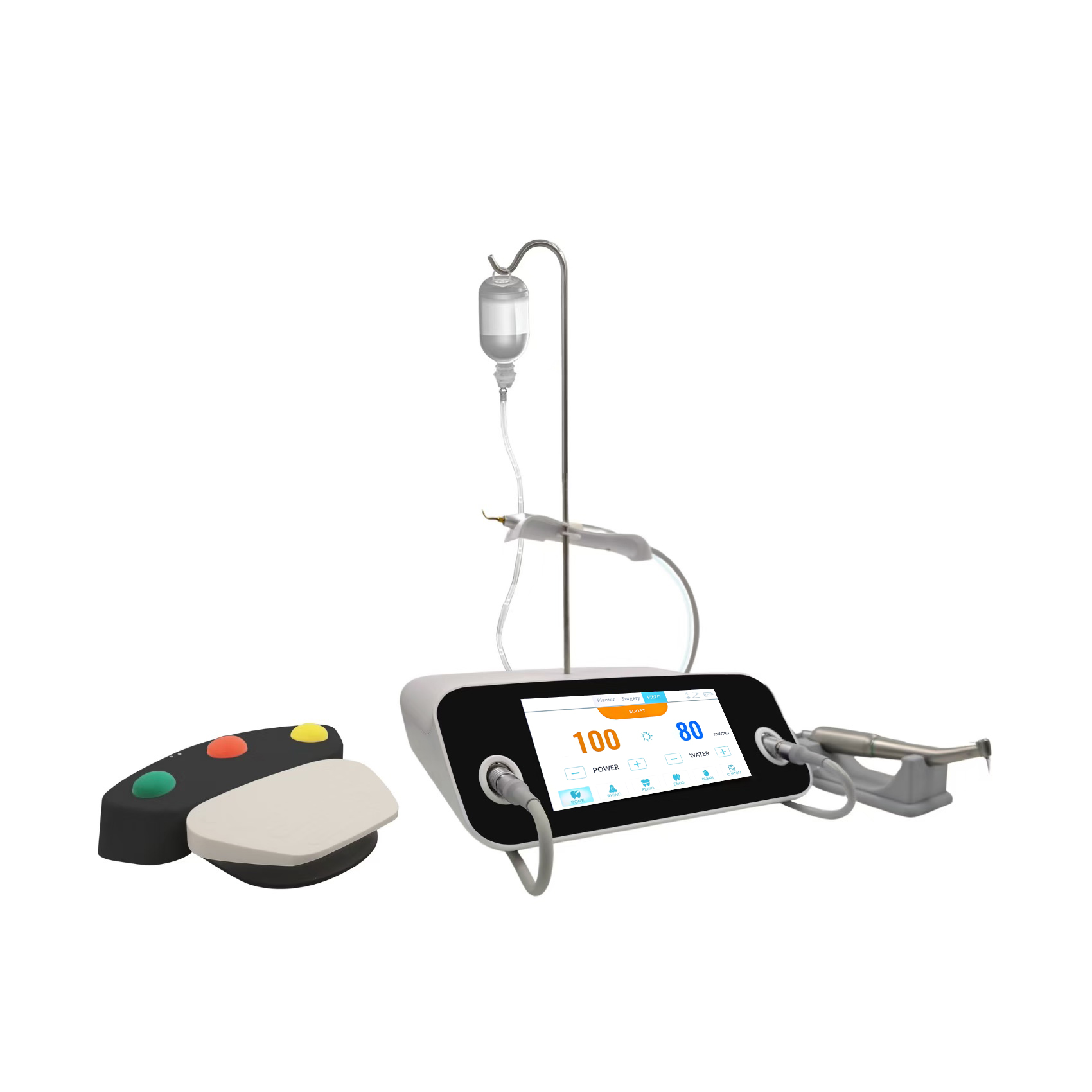 Wisedent 3 in 1 Dental Implant Surgery Machine Piezo Bone Surgery Unit Implant Motor Multifunctional Foot Pedal1 9