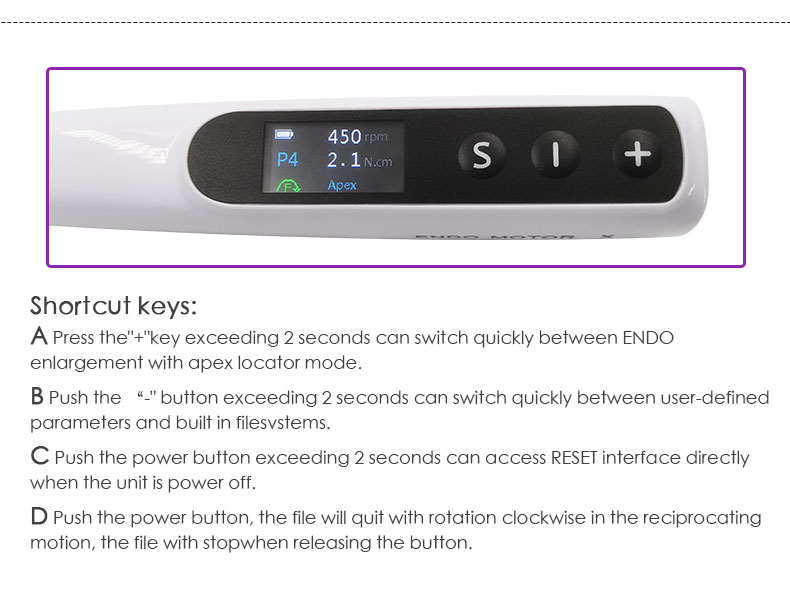 Quality WISEDENT - Dental Equipment BR-212 ENDO MOTOR WITH BUILT-IN APEX LOCATOR Manufacturer | WISEDENT 10