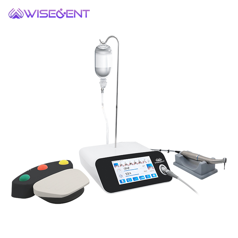 Wisedent Dental Implant Motor System with Built-in Peristaltic Pump 2 in 1 Foot Pedal Electric Implant Surgery Equipment 6