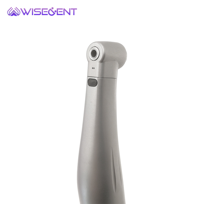 Wisedent High Quality Dental Low Speed Handpiece Contra Angle with 1:1 Fiber Optic Internal Water Spray 9