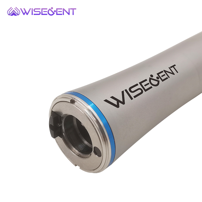 Wisedent High Quality Dental Low Speed Handpiece Contra Angle with 1:1 Fiber Optic Internal Water Spray 8