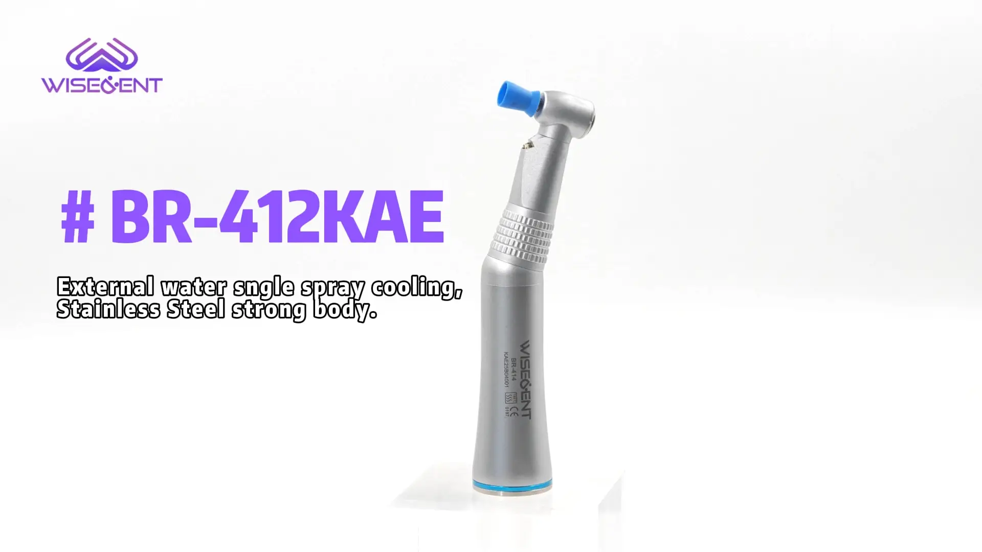 Wisedent Inner Water Spray 1:1 Dental Contra Angle Handpiece E-Generator Detachable Low Speed Handpiece 1