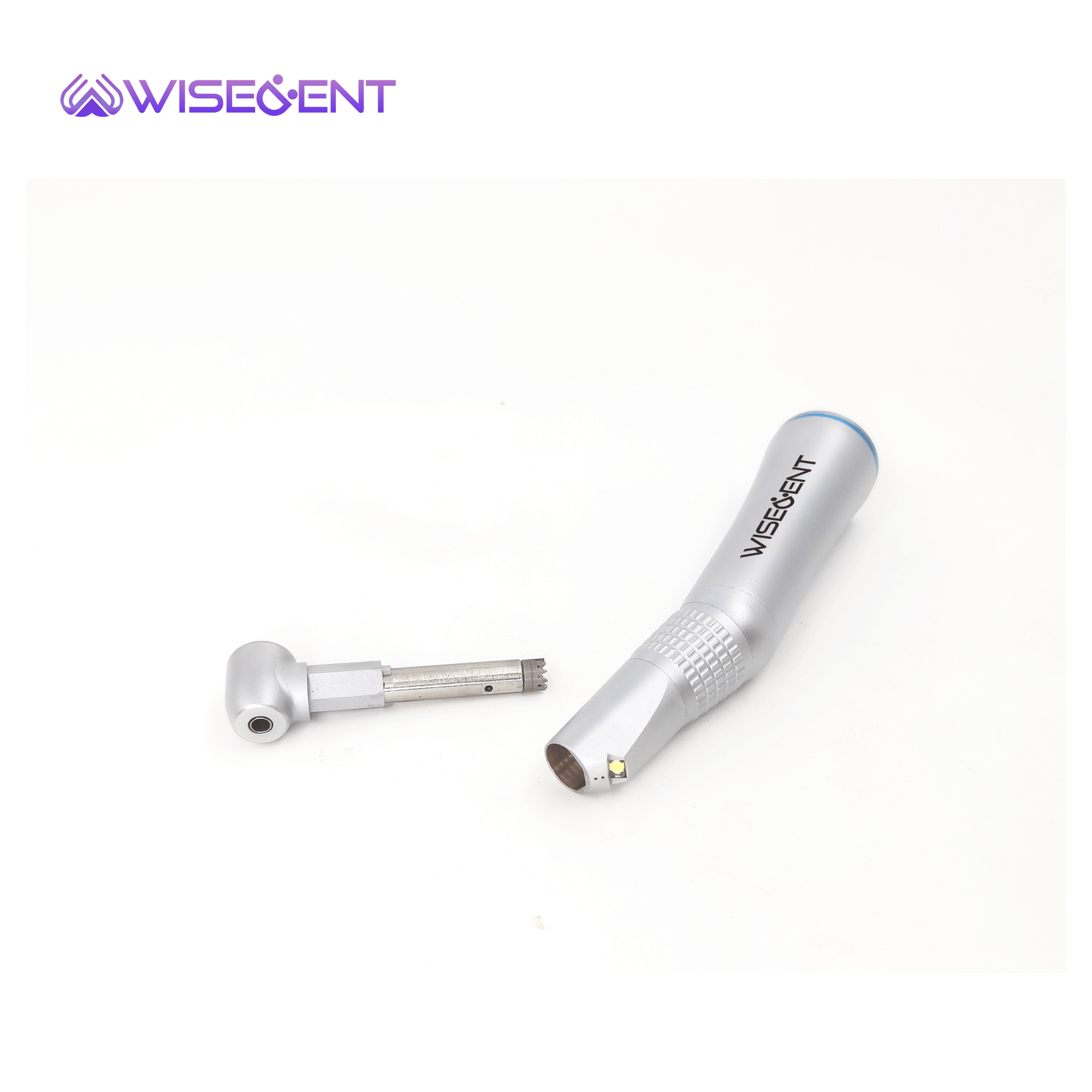 Wisedent Wholesale 1:1 Low Speed Dental Contra Angle LED E-generator Internal Water Spray Detachable Head Factory Price 9