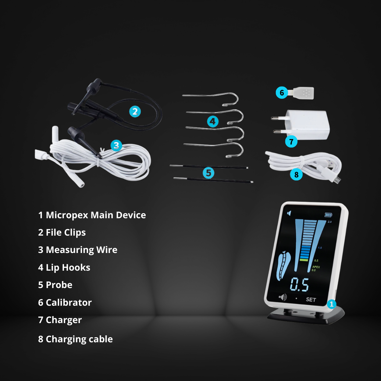 Wisedent BR-225 Wholesale Endodontic Dental Apex Locator Dental Equipment Accuracy Apex Locator 9