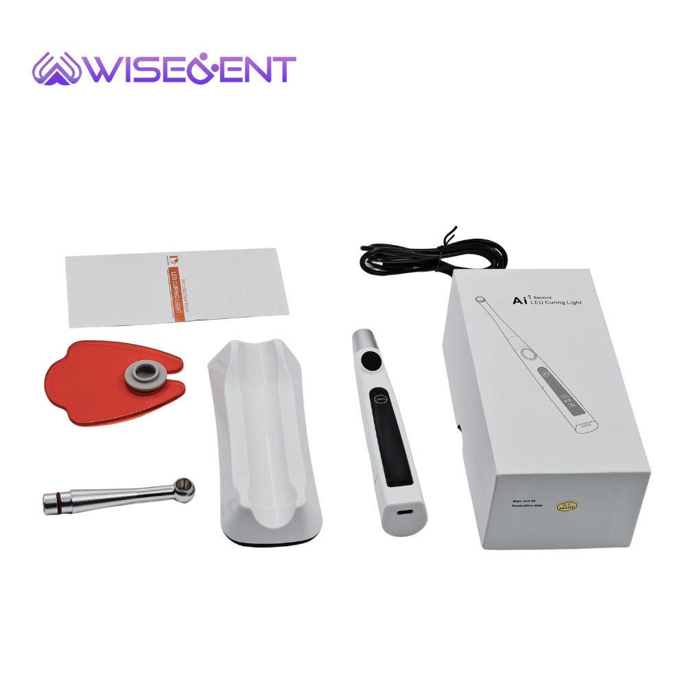 Wisedent 1S Fast Cure Dental LED Curing Light 4 Modes 360° Rotation Wireless Light Cure Lamp for Teeth Filling 11