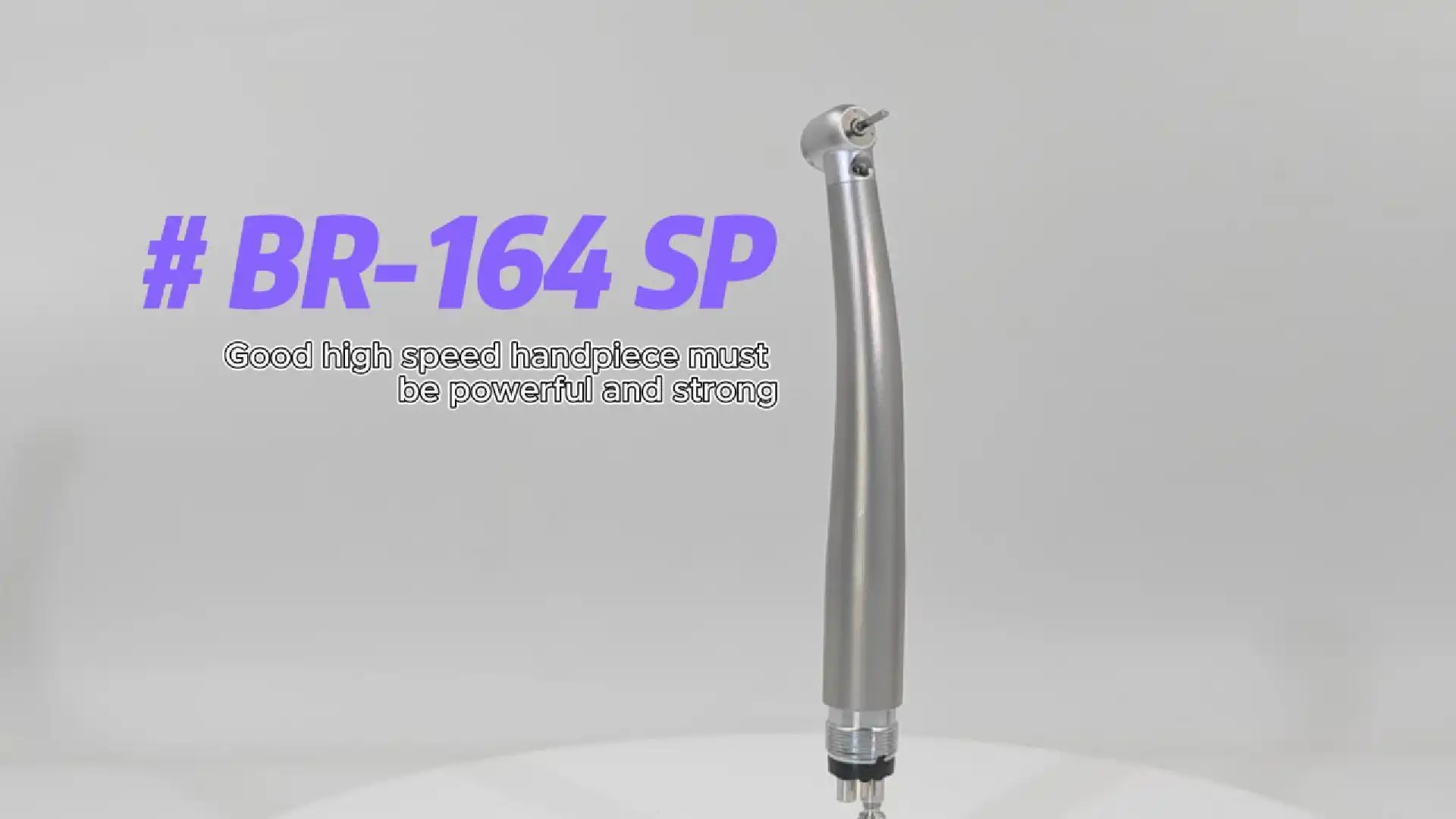 Wisedent High Speed LED Dental Handpiece Stainless Steel Push Button 3 Water Spray Air Turbine Handpiece 1
