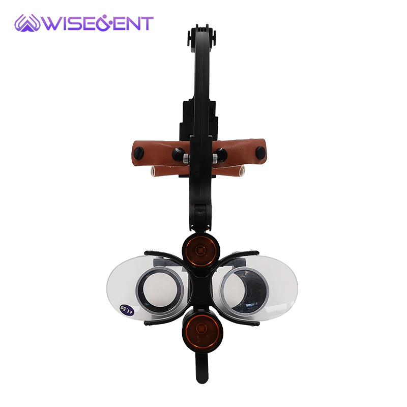 Wisedent Dental LED Headlight Binocular Loupes 2.5X 3.5X Optional Magnification Dual Rechargeable Batteries 7