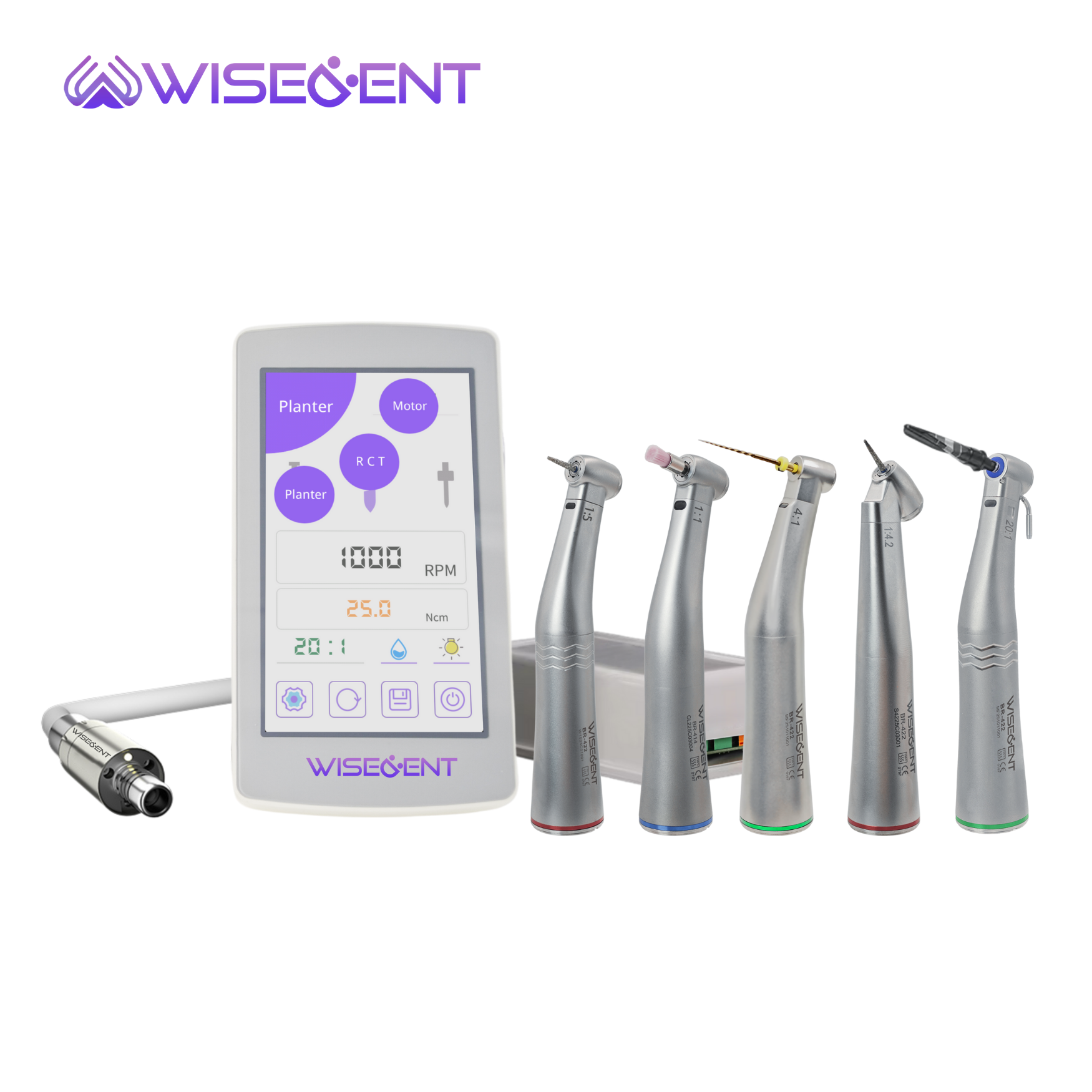 Wisedent 3 in 1 Built-in Dental Micromotor Root Canal Implant Motor With Saline Water Pump Connect Dental Chair Unit 9