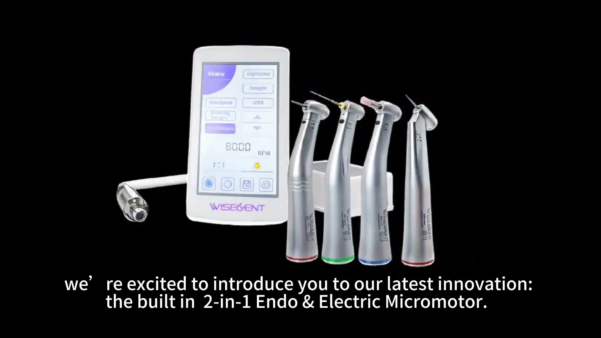 Wisedent 2 in 1 Built-in Dental Micromotor Electric Endo Motor Root Canal Treatment Machine Connect to Dental Chair Unit 1