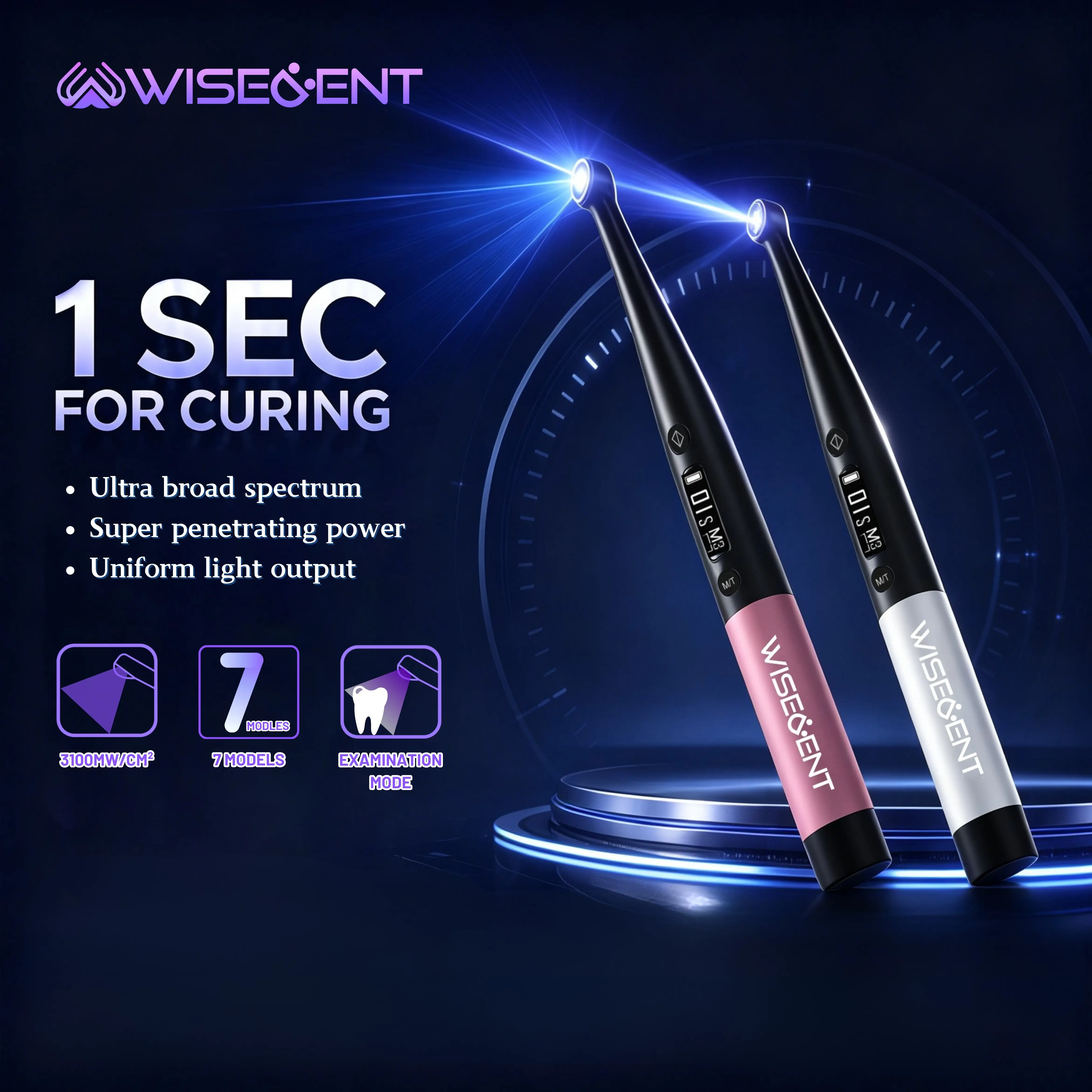 WISEDENT-Upgrade Light Cure Unit BR-618Plus 1S Curing Light Dental Equipment 1