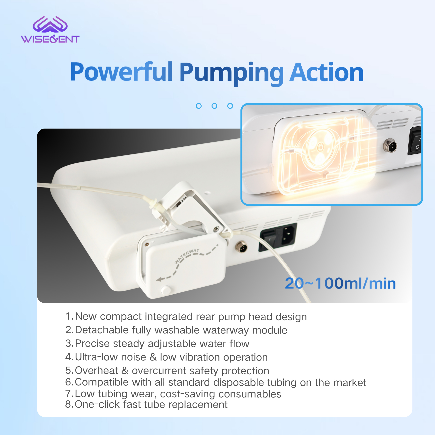 Best Wisedent Hot Sale Piezo Wise Plus Machine Scalar Handpiece Wireless Foot Pedal LED Motor Dental Company - WISEDENT 7