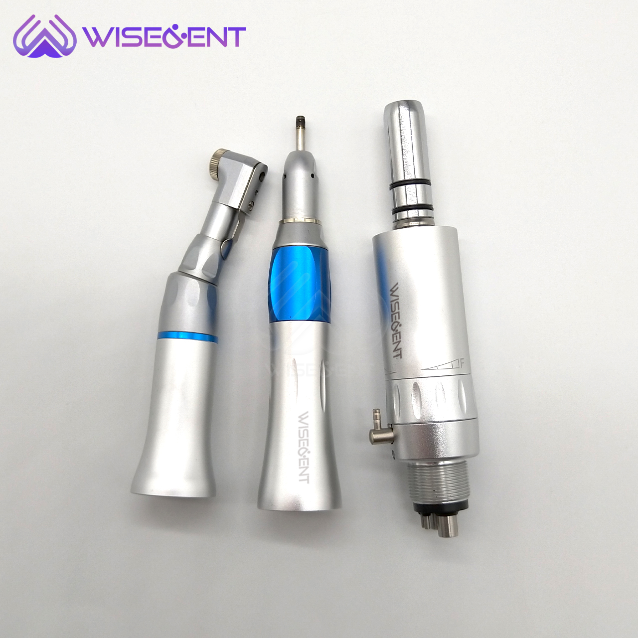 Wisedent B Type Low Speed Handpiece Set Push Button / Latch Chuck Type External Water Spray for Dealer 10