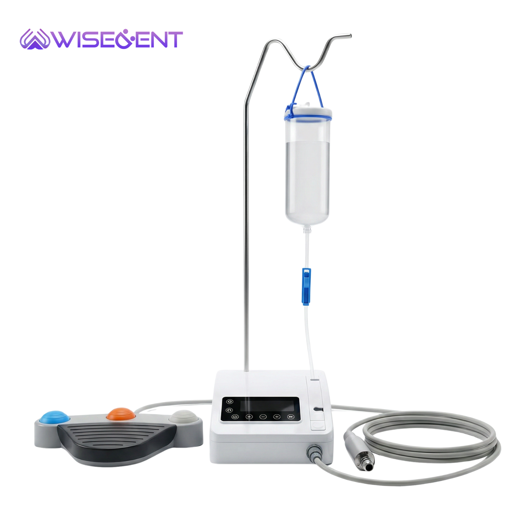 Wisedent Mini Dental Implant Motor System Implant Unit with Cable Foot Pedal with 20:1 Without Light Contra Angle 10