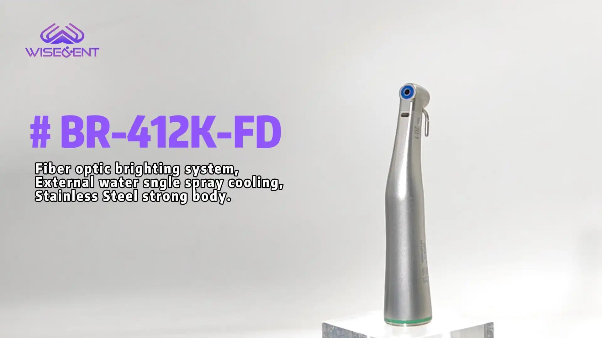 WISEDENT - China Durable Low Speed Implant Contra Angle with High Torque, High Precision, Low Noise BR-412K-FD 1