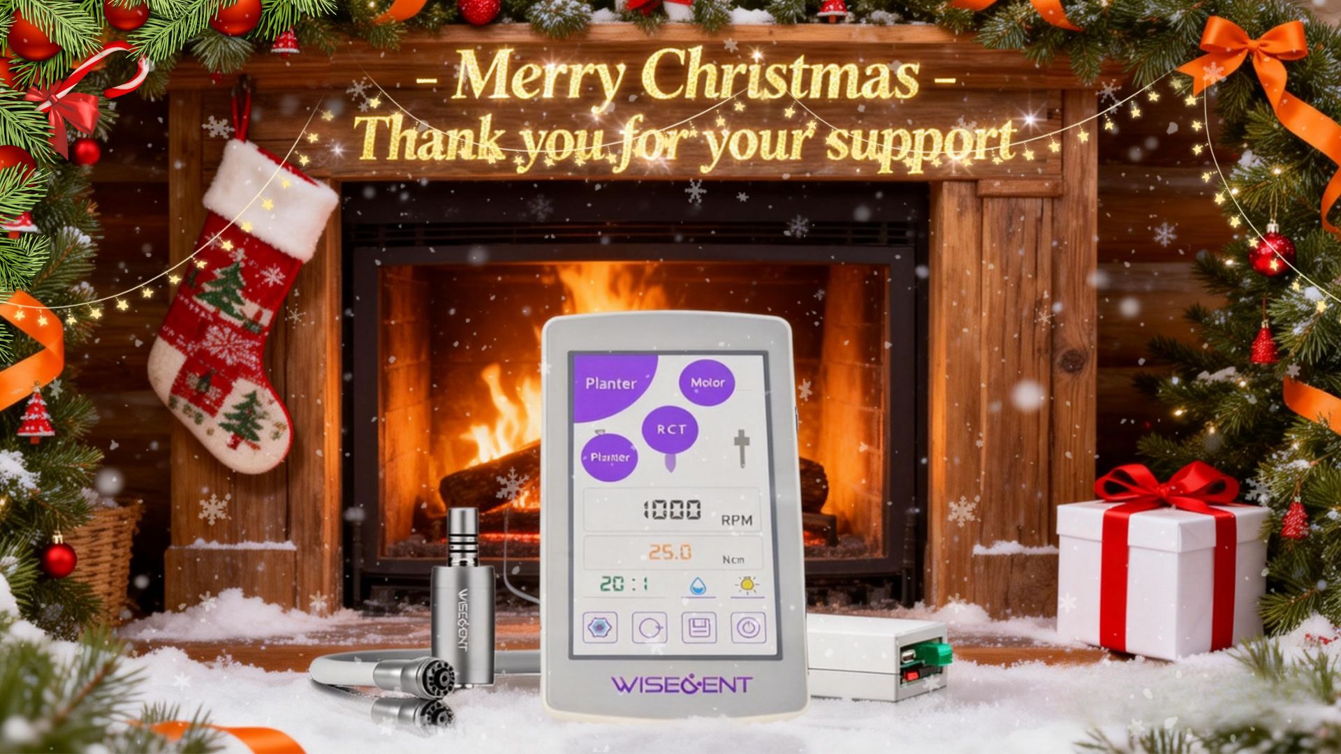 Season's Greetings from Wisedent: Innovating for Brighter Smiles This Christmas 2