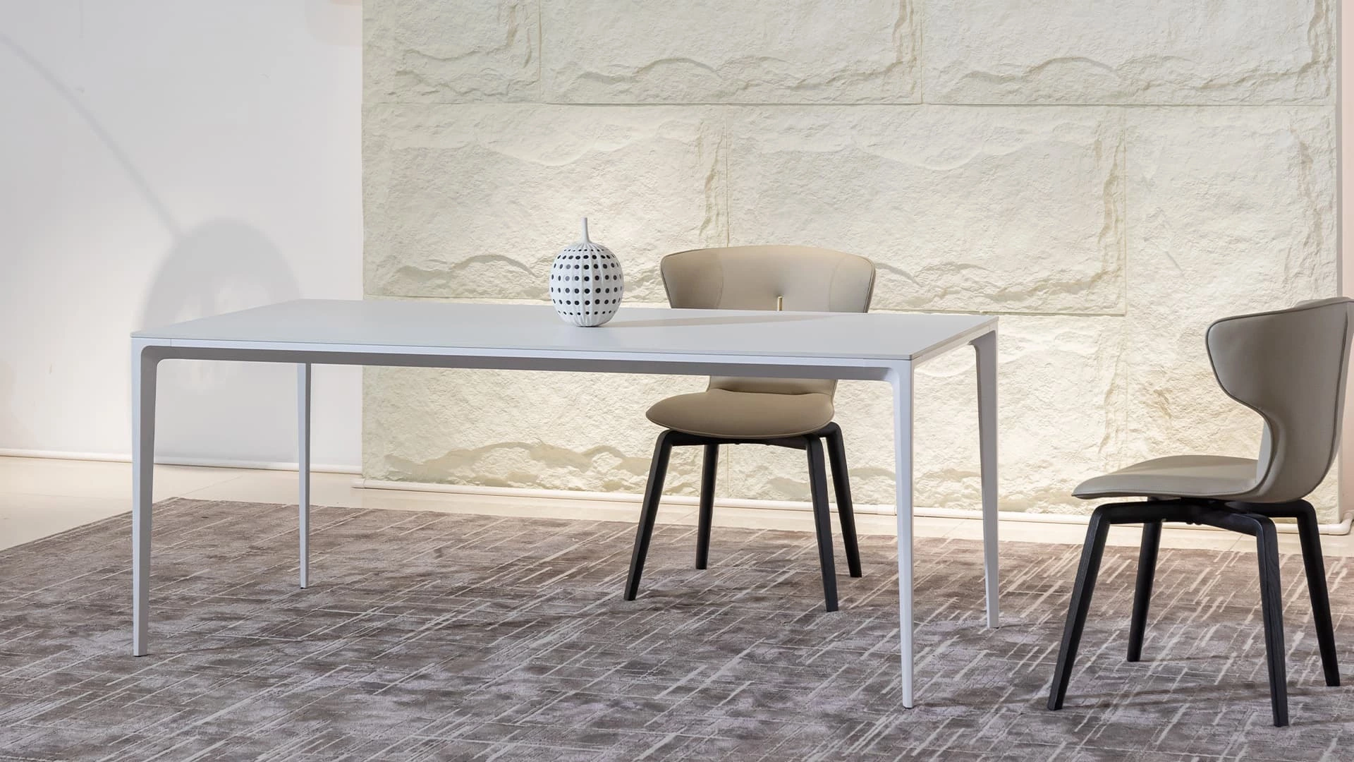 Calacatte White modern dining table design BK CIANDRE 3