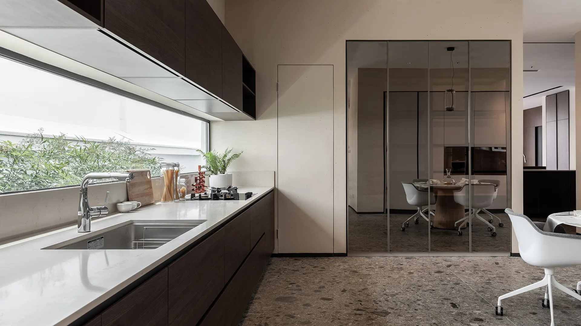 Ephemeral modern wooden ceramic kitchen cabinet for home bk ciandre supplier 5