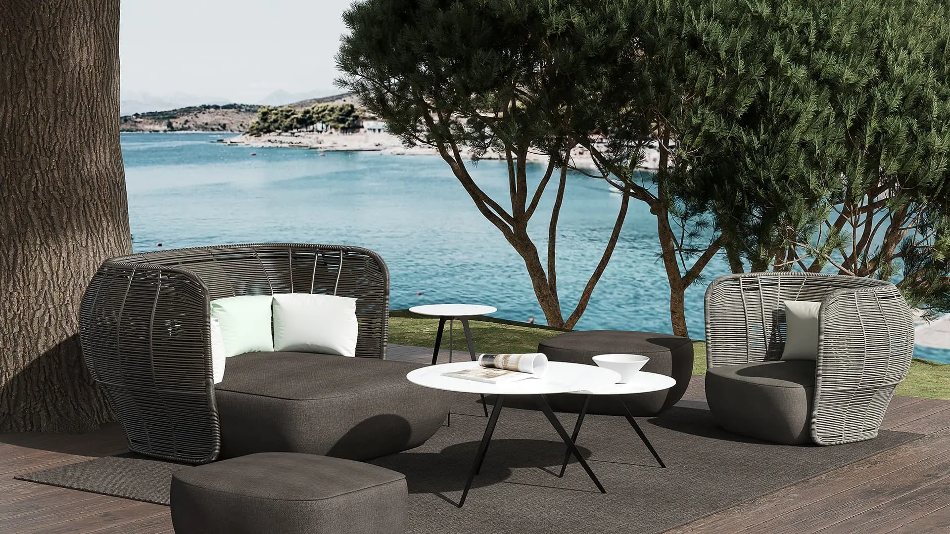 Living Third minimalist design ceramic coffee table BK ciandre 4