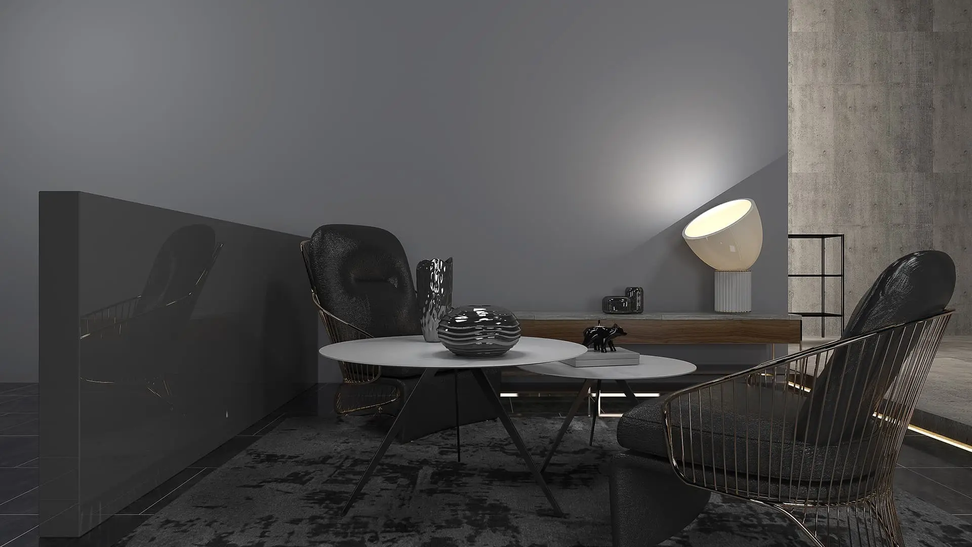 Living Third minimalist design ceramic coffee table BK ciandre 5