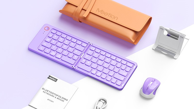 Foldable Keyboard And Mouse Meetion
