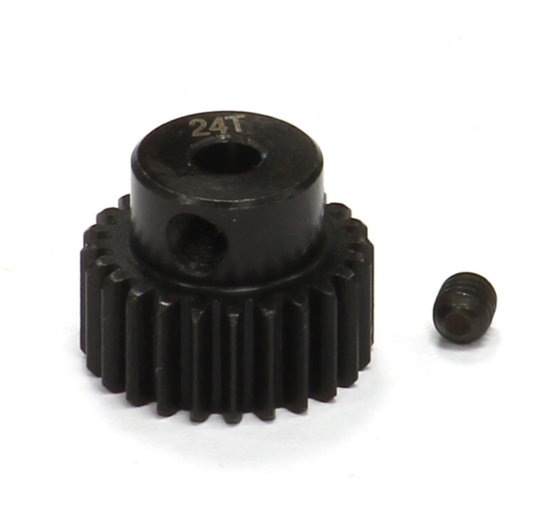 Black Oxided Steel Helical Motor Pinion Gears Made in China 1