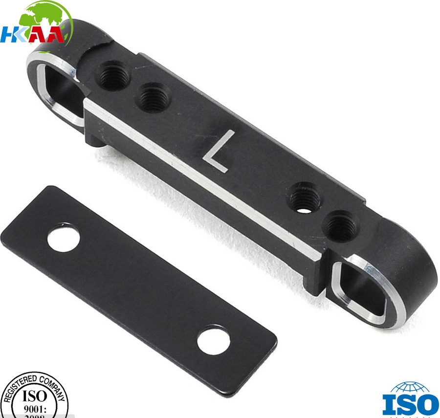 CNC Milling Black Anodized Aluminum Rear Suspension Mount Motorcycle Parts 1