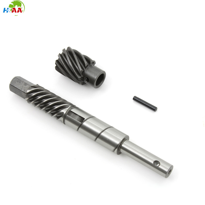 Precision Stainless Steel Motor Transmission Worm Gear Shaft 1