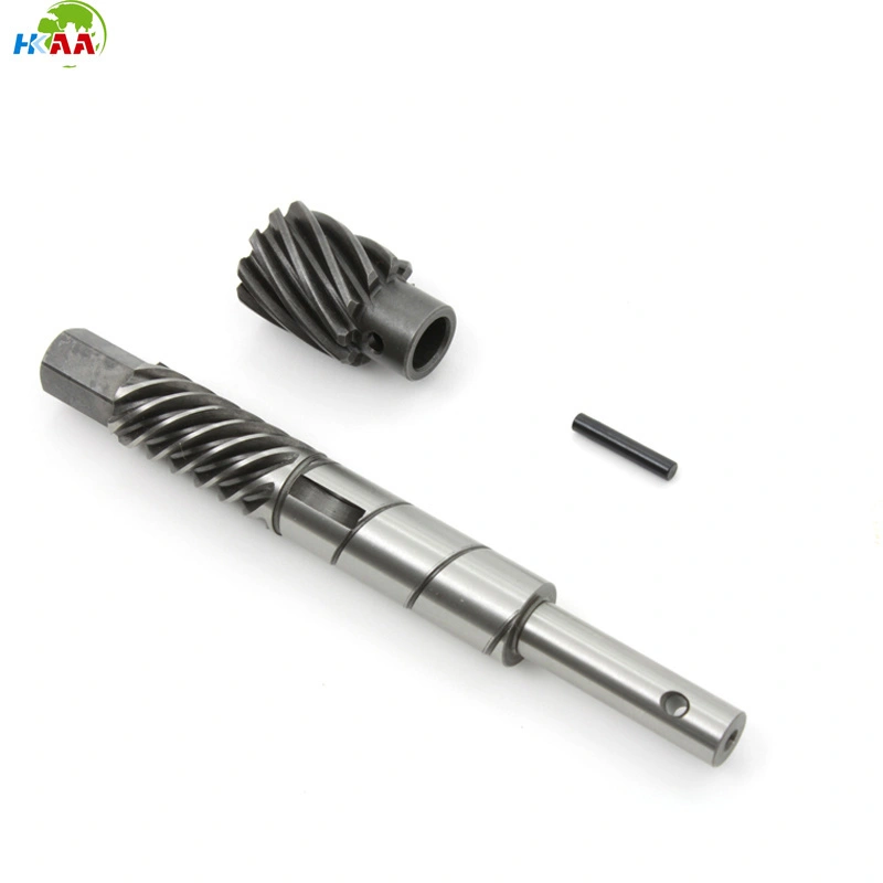 Precision Stainless Steel Motor Transmission Worm Gear Shaft 1