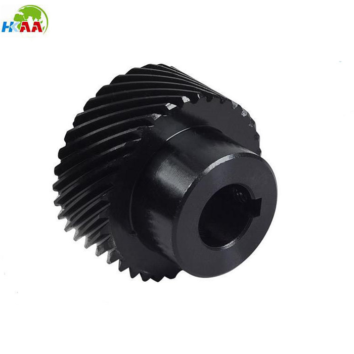 POM Plastic/Nylon Pinion Helical Crown Wheel Gear for Printer/Toy 1